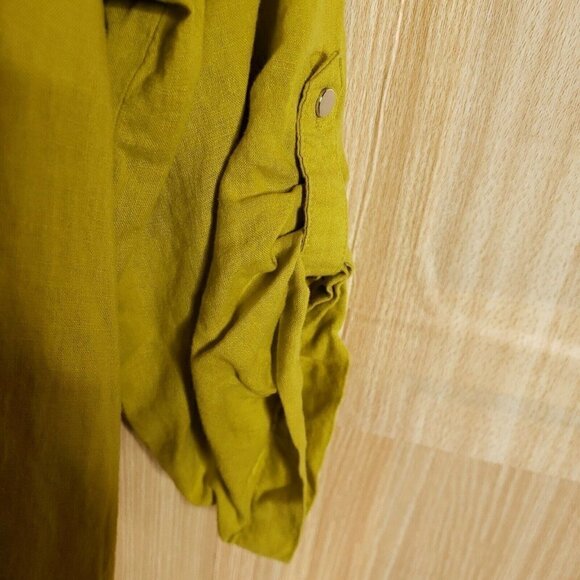 Emily Daniels Womens Linen Blend Lagan Tunic Top XL - Picture 3 of 7